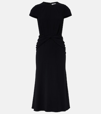 Crêpe midi dress | McQueen