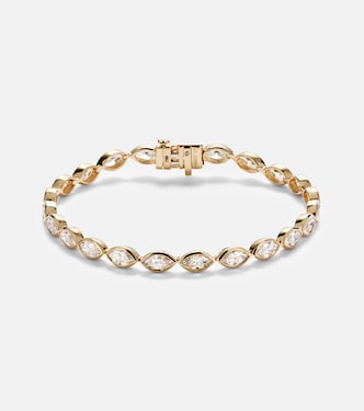 18kt gold tennis bracelet with diamonds | Shay Jewelry