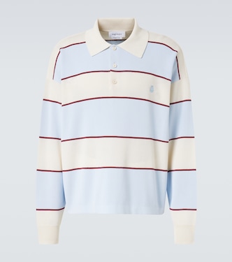 Skull striped polo shirt  | McQueen