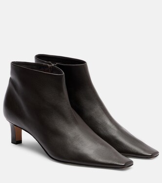 Carla 45 leather ankle boots | The Row