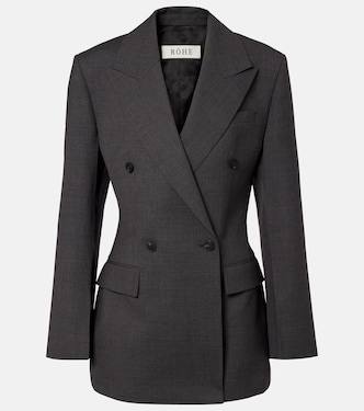 Hourglass double-breasted wool blazer | Róhe