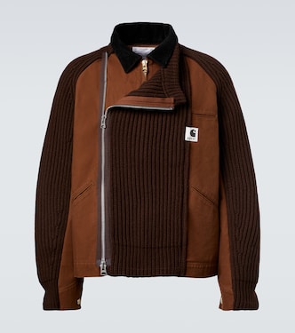 X Carhartt Jacke aus einem Wollgemisch | Sacai