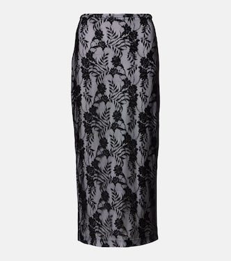 Lace midi skirt | Norma Kamali