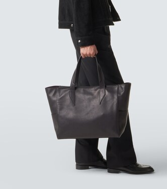 Passerby East-West leather tote bag | Métier