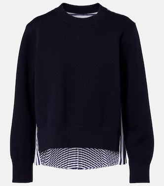 Sweatshirt aus einem Baumwollgemisch | Sacai