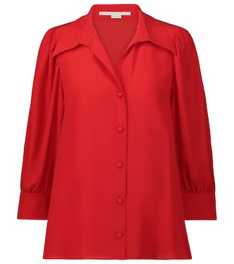 Camisa Willow de crepé de seda | Stella McCartney