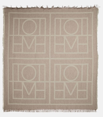 Logo wool and cashmere scarf | Toteme