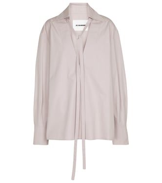 Cotton poplin blouse | Jil Sander