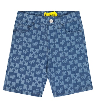 Bermuda-Shorts Arrows aus Denim | Off-White Kids