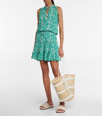 Vestido corto Clara floral | Poupette St Barth