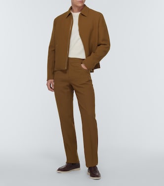 Graie tapered wool pants | Loro Piana