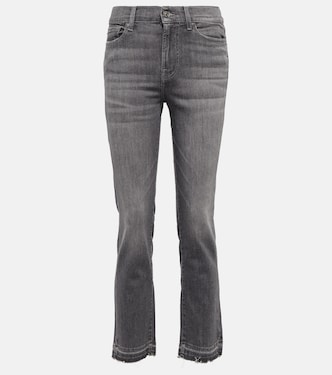 Mid-rise cropped straight jeans | 7 For All Mankind