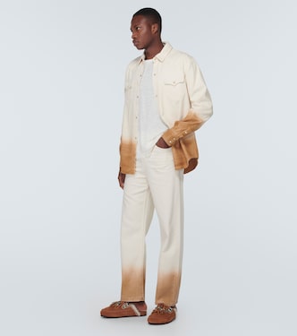 The Journey shearling-lined suede mules | Alanui