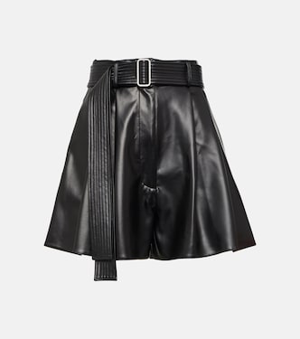 Shorts Pace de tiro alto plisados | Alex Perry