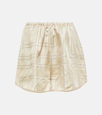 Shorts aus Seide | Toteme