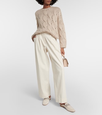Jersey en mezcla de mohair | Brunello Cucinelli