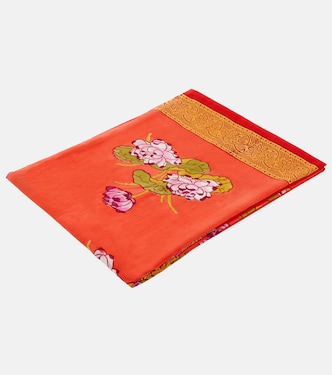 Tea Flower muslin beach towel | Lisa Corti