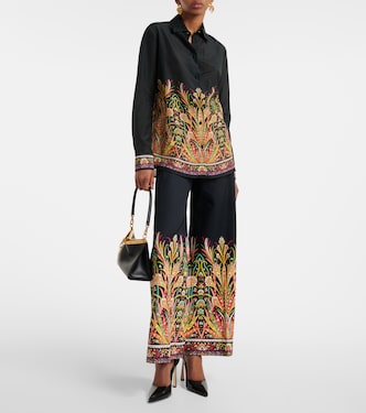 Pantaloni flared in misto cotone | Etro
