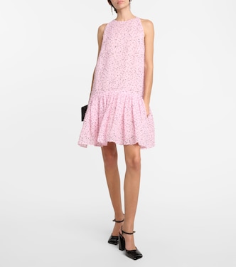 Vestido corto de Fil coupé | Oscar de la Renta