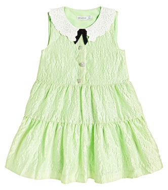 Verziertes Kleid mit Spitze | Self-Portrait Kids