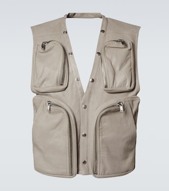 Cargo-Weste aus Leder | Rick Owens