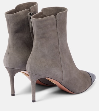 Bottines Milanese 75 en daim et cuir | Aquazzura