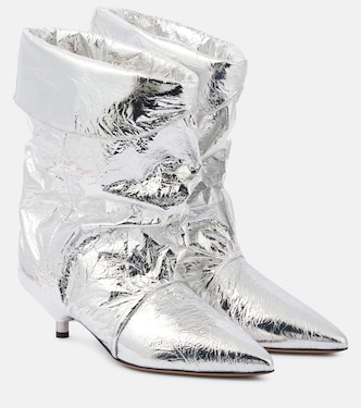 Edrik metallic leather ankle boots | Isabel Marant