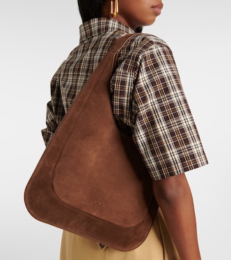 Borsa a spalla Midi in suede | Aesther Ekme