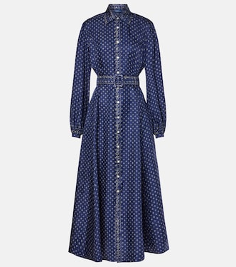 Abito midi in seta con stampa paisley | Polo Ralph Lauren