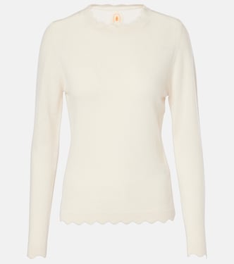 Jersey festoneado de lana y cachemir | Jardin des Orangers