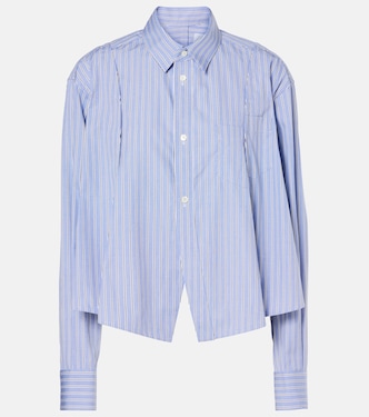 Chemise rayée en coton | Sacai