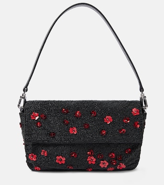 Timmy floral beaded shoulder bag | Staud