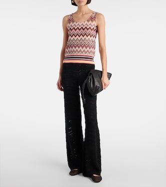 Top de mezcla de algodón en zigzag | Missoni