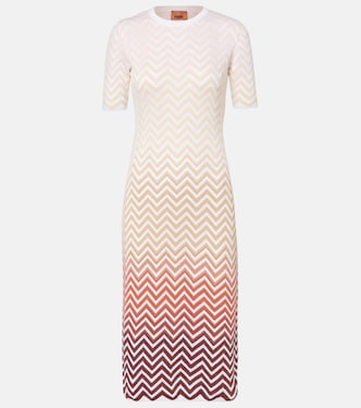 Midikleid aus einem Baumwollgemisch | Missoni