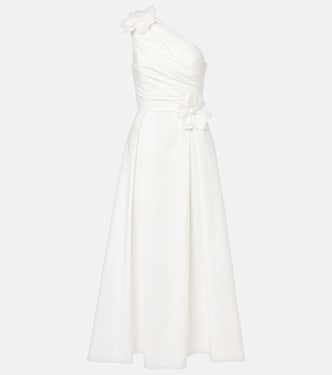 Abito midi in popeline di cotone | Elie Saab