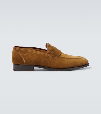 Sergio suede Penny loafers | Loro Piana