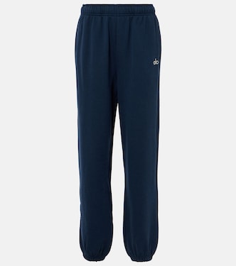 Accolade cotton-blend sweatpants | Alo Yoga