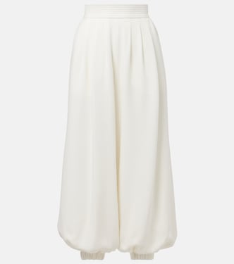 Cady Couture silk wide-leg pants | Valentino