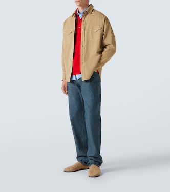 Hemd aus Baumwoll-Gabardine  | Auralee
