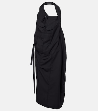 Halterneck wool midi dress | Junya Watanabe