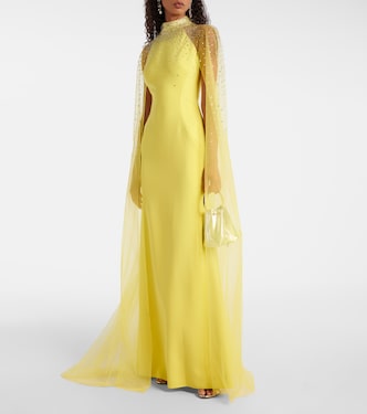 Abito lungo Limelight con cristalli | Jenny Packham
