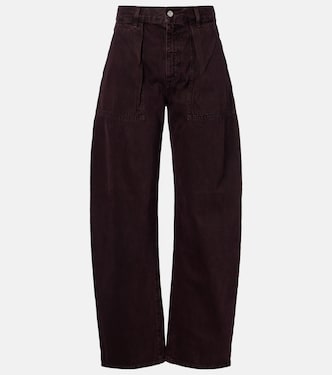 Sefton high-rise barrel-leg jeans | Agolde