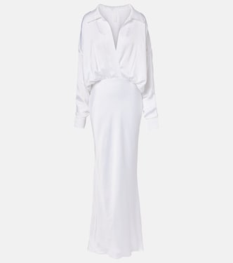 Belted oversized gown | Norma Kamali