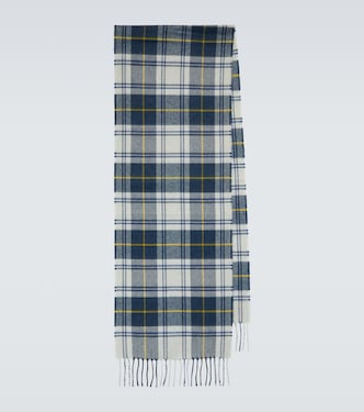 Tartan cashmere scarf | Dunhill