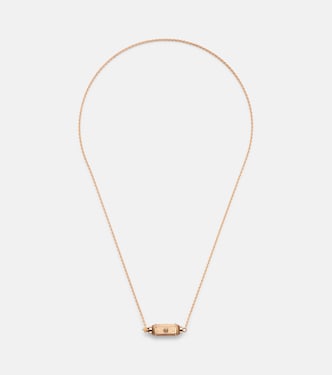 Collier Coco Micro en or rose 18 ct et diamants | Marie Lichtenberg