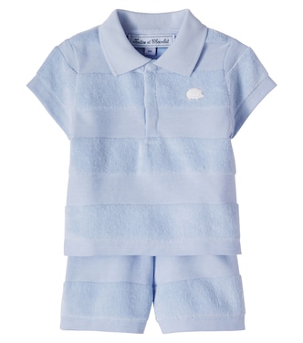 Baby striped polo shirt and shorts set | Tartine et Chocolat