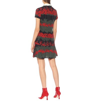 Robe imprimée en crêpe à lavallière | REDValentino