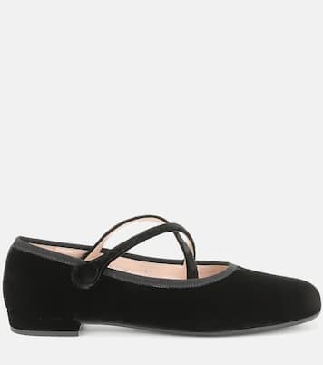 Ballerinas aus Samt | Miu Miu
