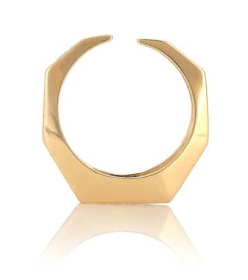 Boucle d'oreille unique Sabrina en or jaune 18 ct et diamants | Eéra