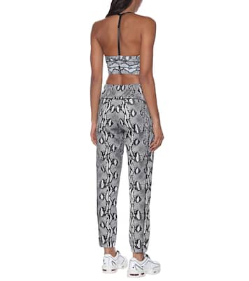 Snake-print leggings | Adam Selman Sport